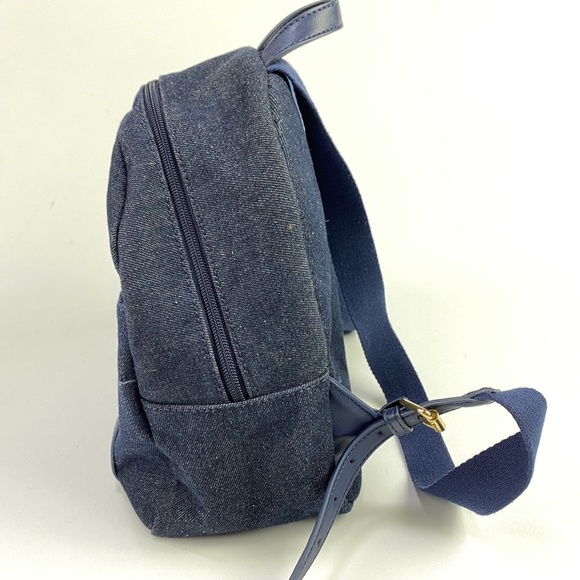 Tommy Hilfiger Demin Synthetic Leather Mini Backpack Blue main image 9